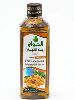 Натуральное масло ладана El Hawag (Frankincense Oil), 100% холодный отжим, 500 мл.