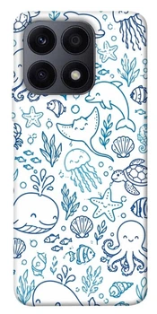 TPU чехол Demsky Sea pattern для Huawei Honor X8a