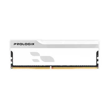 Модуль пам'яті для комп'ютера DDR5 16GB 6000 MHz Onyx White Prologix (PRO16GB6000YW5)