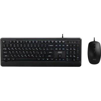 Комплект AOC KM220B USB UA Black (KM220B/97)