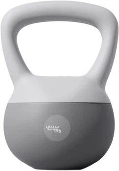 Гиря м'яка Lexi 12 кг, сіра