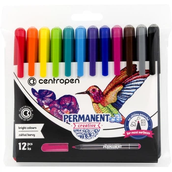 Набор маркеров Centropen набор Permament creative 12 цветов