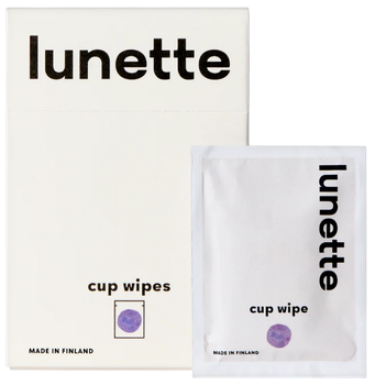 Chusteczki do czyszczenia kubeczków menstruacyjnych Lunette 20 szt (6430024460032)