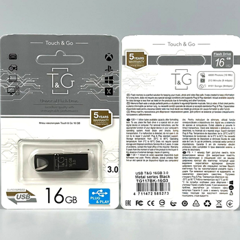 USB флешка 16Gb USB3.0 металлическая T&G модель 117