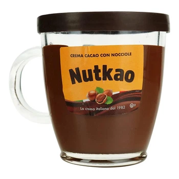 Шоколадна паста Nutkao класична в горнятку 330 г (8008245004403)