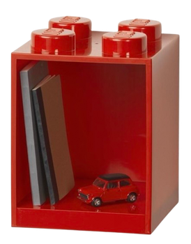 Настенная полка NHG LEGO Wall Hanger / Rack Красная (5711938033064)