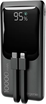 УМБ Gembird PB10 10000 mAh 20W QC3.0 Black (PB10-PD20-LCD-01)