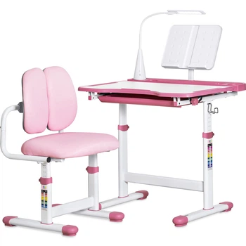 Комплект мебели Evo-kids (стол+стул+полка+лампа) BD-23 PN