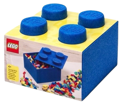 Фетровий кошик для іграшок NHG LEGO Felt Storage Brick 4 Синій (5711938036546)