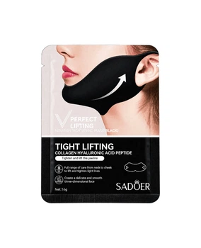 Лифтинг-маска для подбородка Sadoer Perfect Lifting Nourish Tightening Mask (черная)