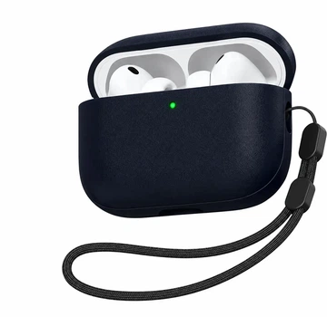 Чехол силиконовый для наушников Apple AirPods Pro 3 темно-синий
