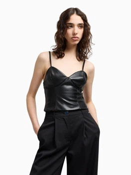 Топ жіночий Armani Exchange 233126033 XS Чорний (1162908516)