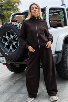 Костюм Jadone Fashion Дейси S-M коричневый