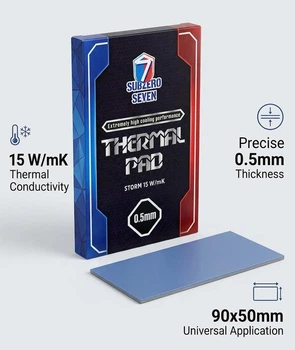 Термопрокладка SubZero Seven Storm 90x50x0.5 мм (15 W/mK)