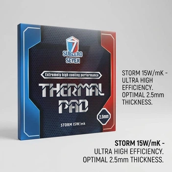 Термопрокладка SubZero Seven Storm 15 W/mK 100x100x2.5 мм