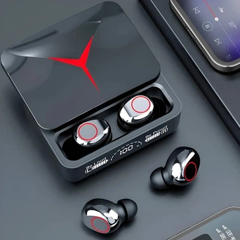 Беспроводные наушники с микрофоном + кейс, M90 Pro