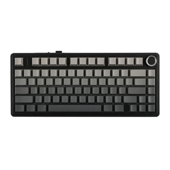 Механическая клавиатура AULA F75 RGB 75% LEOBOG Reaper Hot-Swap Tri-Mode Black Grey