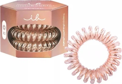 Набір резинок для волосся Invisibobble Original Premium спіральні Bronze Me Pretty 3 шт (4063528067012)