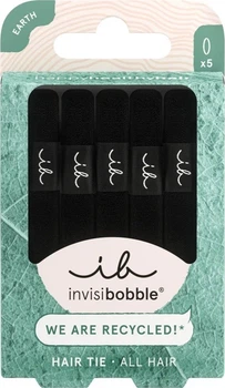 Набір резинок для волосся Invisibobble Hair Tie Black 5 шт (4063528072030)