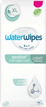 Chusteczki do higieny intymnej WaterWipes Sensitive+ Intimate Care dla osób z problemem nietrzymania moczu 30 szt (5099514005217)