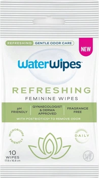 Chusteczki nawilżane do higieny intymnej WaterWipes Refreshing Feminine 10 szt (5099514005279)