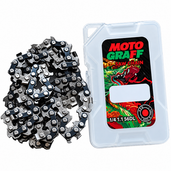 Ланцюжок для сучкорізу MOTOGRAFF 56зв 1/4шаг 1.1 мм товщина