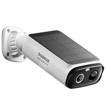 Вулична автономна IP-камера відеоспостереження Baseus Security S1 Lite 2K 3MP Wi-Fi з нічним баченням