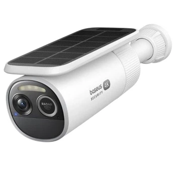 Вулична автономна IP-камера відеоспостереження Baseus S2 4K Solar Security 8MP Wi-Fi на сонячній батареї