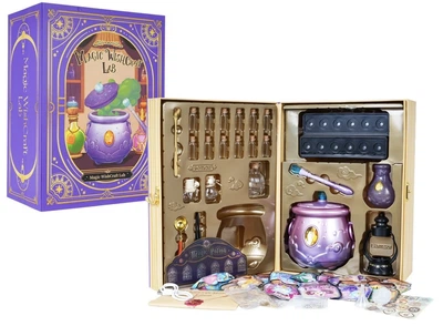 Zestaw Malego Alchemika Magiczny Kocioł Efekty Dzwiekowe Swietlne Para 15 Mikstur (5903864967692)