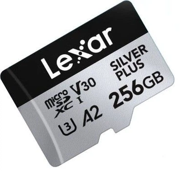 Карта пам'яті Lexar Silver Plus microSDXC 256GB UHS-I U3 V30 A2