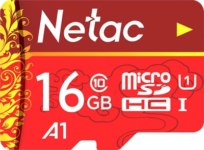 Карта памяти Netac microSDHC 16GB Class 10 UHS-I U1 A1