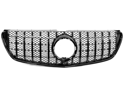 Передня решітка радіатора Diamond Black для Mercedes V-class W447 2014-2019 рр.