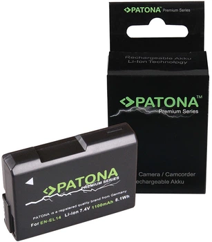 Акумулятор PATONA Premium do Nikon EN-EL14 Coolpix P7800 P7700 P7000 D5300 (4260317093218)