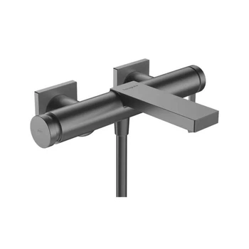 Змішувач для ванни Hansgrohe Tecturis E Brushed Black Chrome (73420340)