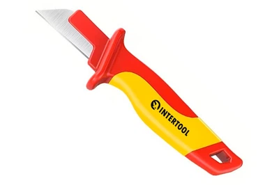 Ніж для зняття ізоляції Intertool 170мм із п'ятою (HT-0562)