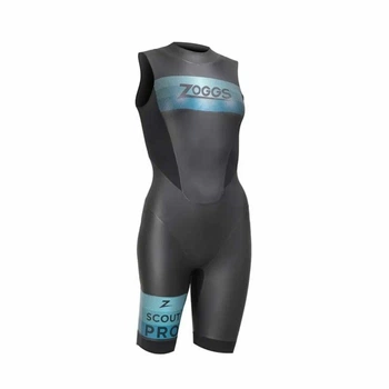Гідрокостюм для триатлону Zoggs Sсout pro shorty 2,5 mm чорно-блакит L (464103.BKBL.L)