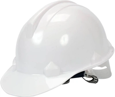 Kask ochronny VOREL z materiału HDPE Biały (5906083077388)