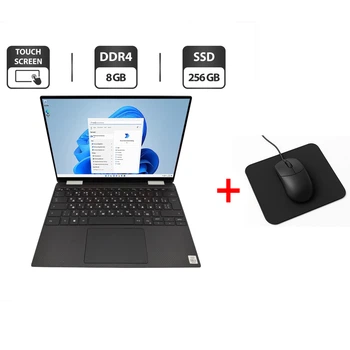 Ультрабук-трансформер Dell XPS 13 7390 2-in-1 / 13.3" (1920x1080) IPS Touch / Intel Core i5-1035G1 (4 (8) ядра по 1.0 - 3.6 GHz) / 8 GB DDR4 / 256 GB SSD / Intel UHD Graphics / WebCam б/у + Подарок Мышка и коврик