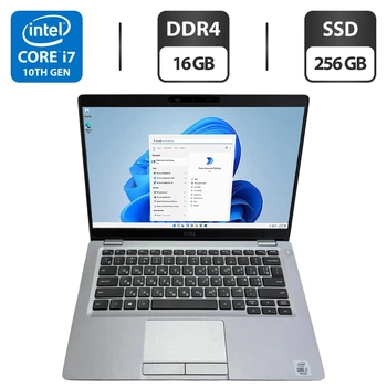 Ультрабук Dell Latitude 5310 / 13.3" (1920x1080) IPS / Intel Core i7-10810U (6 (12) ядер по 1.1 - 4.9 GHz) / 16 GB DDR4 / 256 GB SSD / Intel UHD Graphics / WebCam б/в