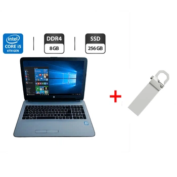 Ноутбук HP 15-ay053nr / 15.6" (1366x768) TN / Intel Core i5-6200U (2 (4) ядра по 2.3 - 2.8 GHz) / 8 GB DDR4 / 256 GB SSD / Intel HD Graphics 520 / WebCam б/у + Подарок Флешка на 2000 GB