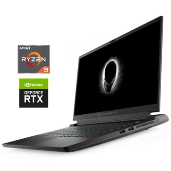 Игровой ноутбук Б-класс Dell Alienware m15 R5 / 15.6" (1920x1080) IPS / AMD Ryzen 9 5900HX (8 (16) ядер по 3.3 - 4.6 GHz) / 16 GB DDR4 / 512 GB SSD NVMe / nVidia GeForce RTX 3070, 8 GB GDDR6, 256-bit / WebCam б/у