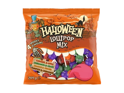 Набір льодяників на паличці Halloween Lollipop Mix 4 Spooky Flavours 209 г