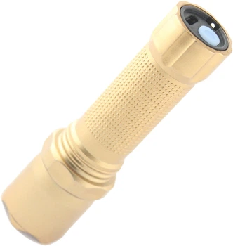 Фонарь ручной аккумуляторный Quantum QM-FL1041 Minik gold 3W LED с USB (0751784842828)