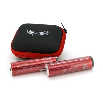 Акумулятор Li-Ion Vapcell 18650 INR18650 M35 Protected, 3500mAh, 10A, 4.2/3.6/2.5V, Red