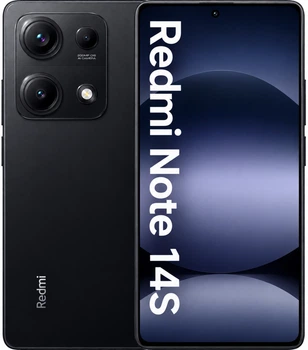 Смартфон Redmi Note 14S NFC 8/256GB Black (с блоком питания)