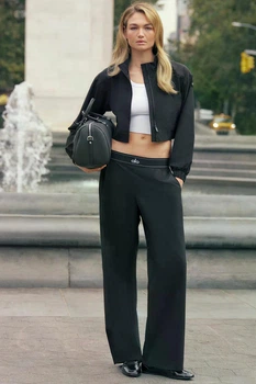 Жіночі штани Alo Yoga Suit Up Trouser Long Black W54187R — розмір M