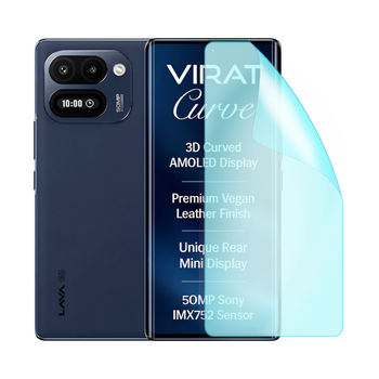 Захисна гідрогелева плівка KitCut Grade B на LAVA Virat Curve на екран (матова)