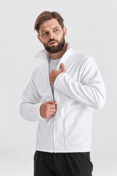 Флісова кофта Чоловіча Vsetex Vigo 270 2XL Біла