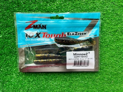 Плавающая Силиконовая приманка Z-Man Minnowz 3.0" 75mm (8 шт в уп)(9115-8)