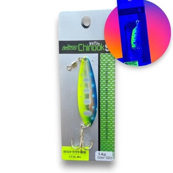 Блесна CHINOOK 10g - колебалка на щуку, окуня(Fishing )(8108-9)